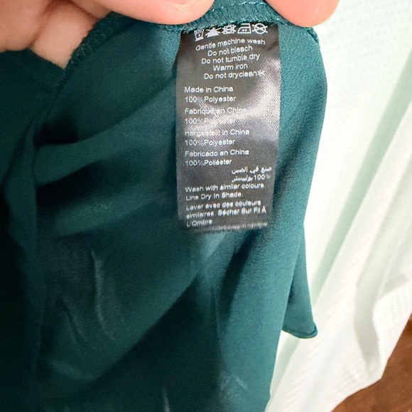 City Chic Jade Twist Peplum Blouse Surplice V-Neck Cap Sleeve Plus Size 18 NWT - Picture 9 of 9